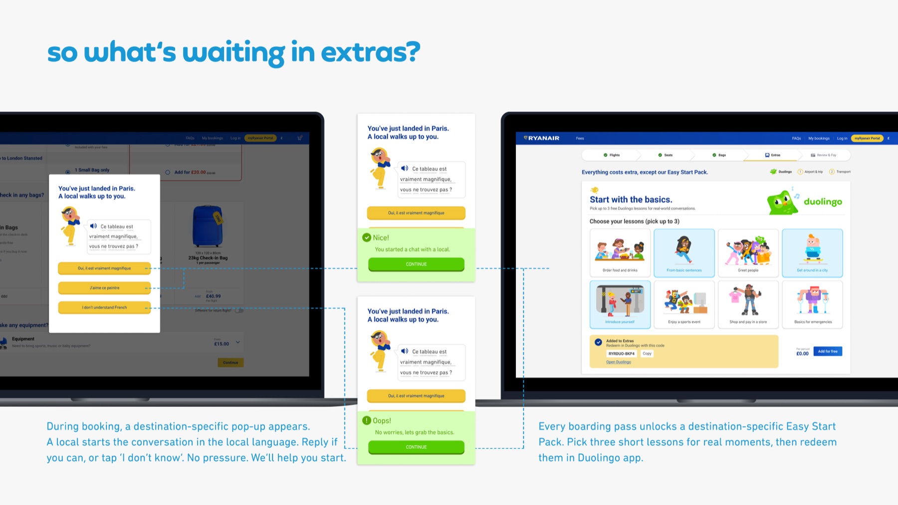 3 ryanair extras page