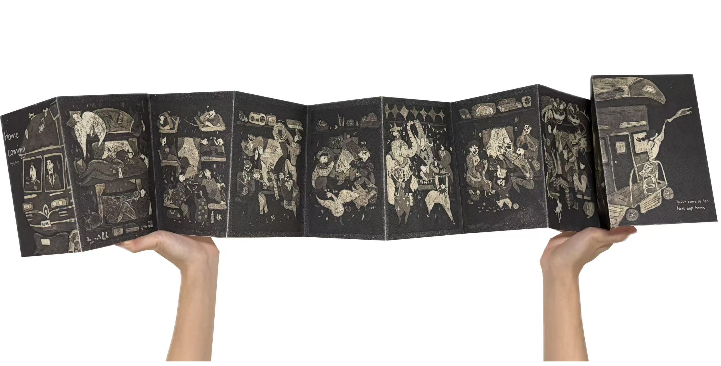 Accordion-fold Picture book