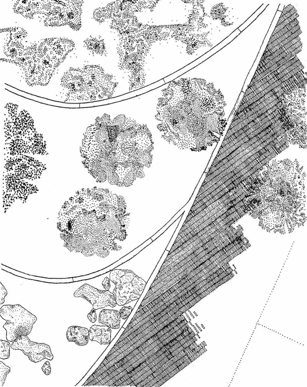 Risky play zone -Site plan (1:100)