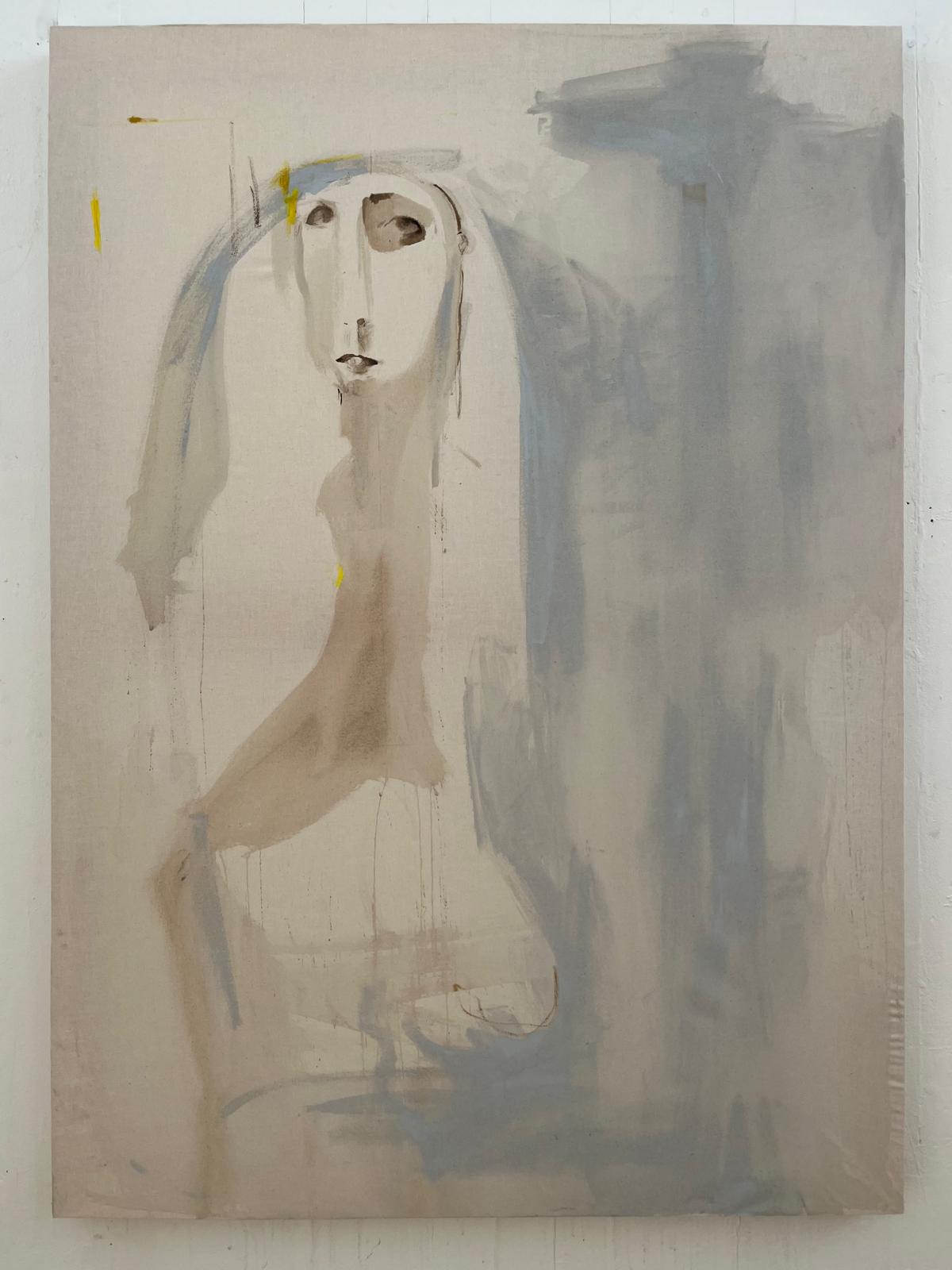 130426. 2026. watercolour and acrylic paint on calico. 145 x 104 cm. Edinburgh