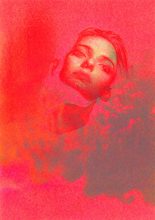 Risograph print by Yousuf Malik