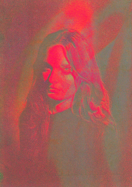 Risograph print by Yousuf Malik