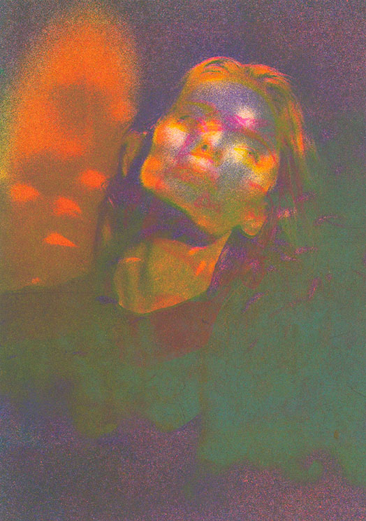 Risograph print by Yousuf Malik