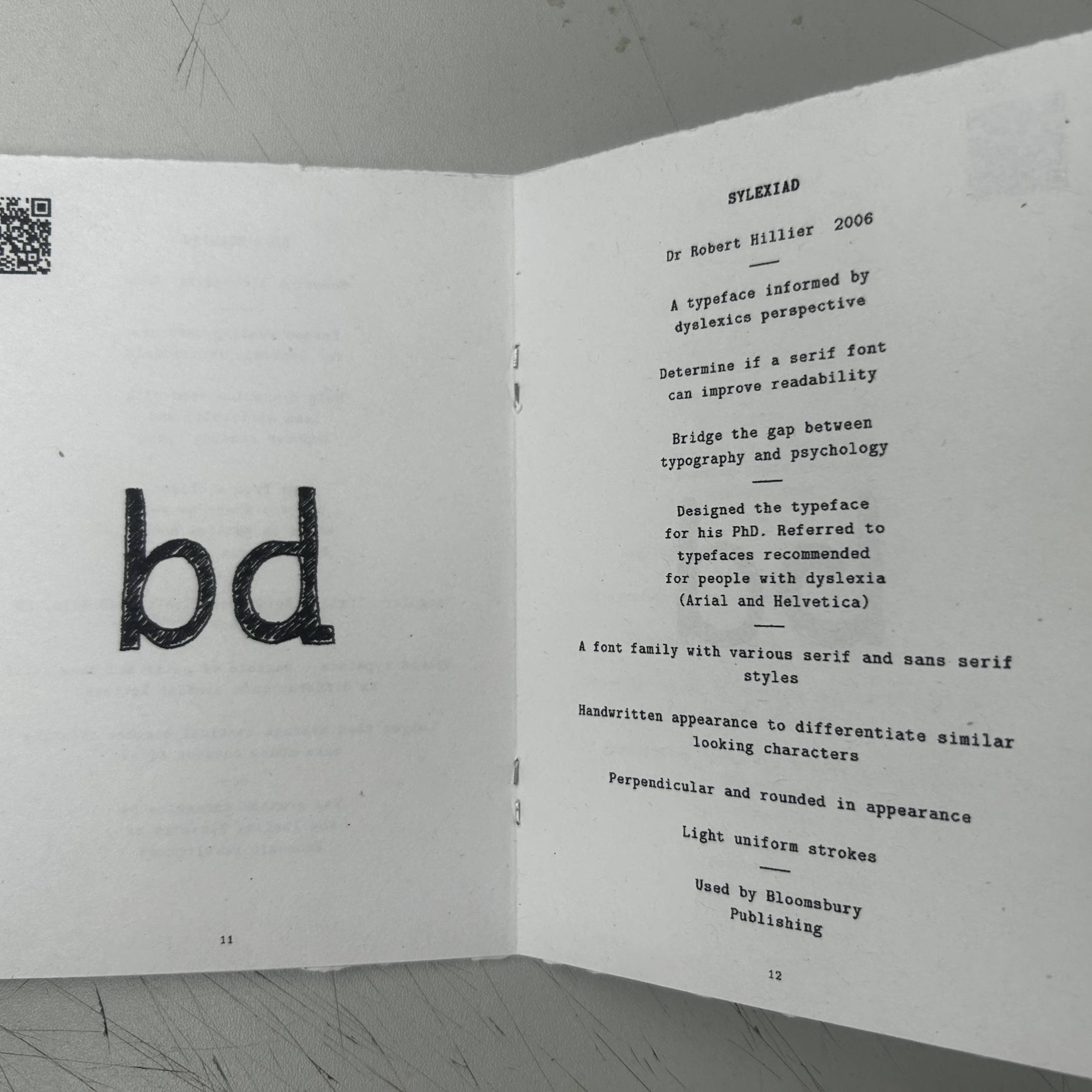 Inside of Archive Booklet 2
