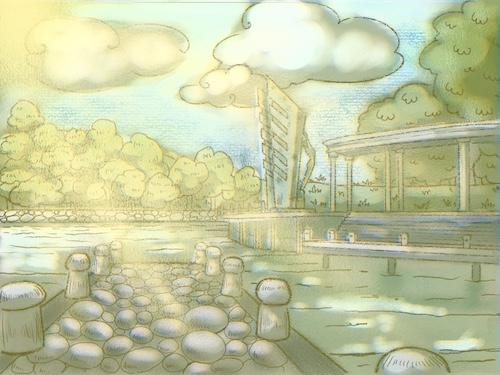 scene in the game