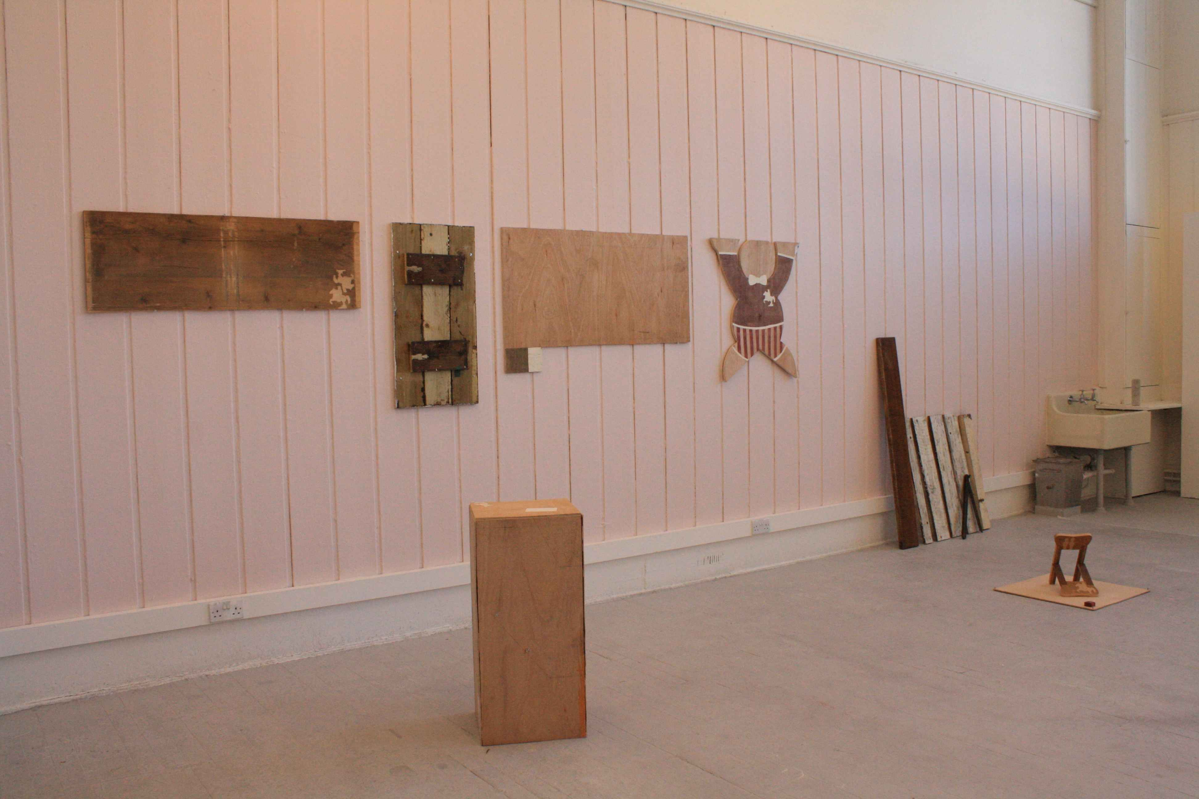 wooden panels on wall