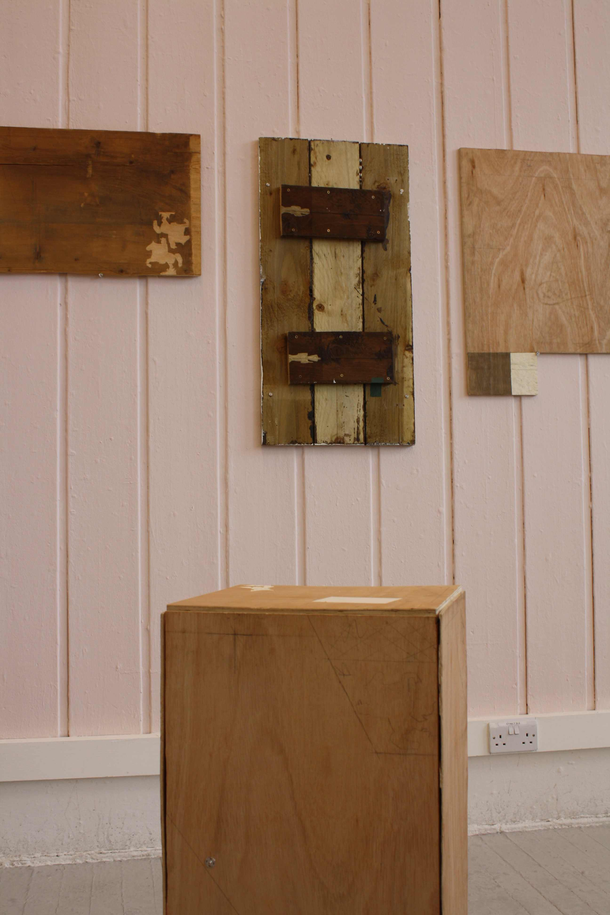 wooden panel on wall