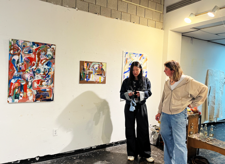 In the classroom exhibition. 2025. SUNY Purchase, New York