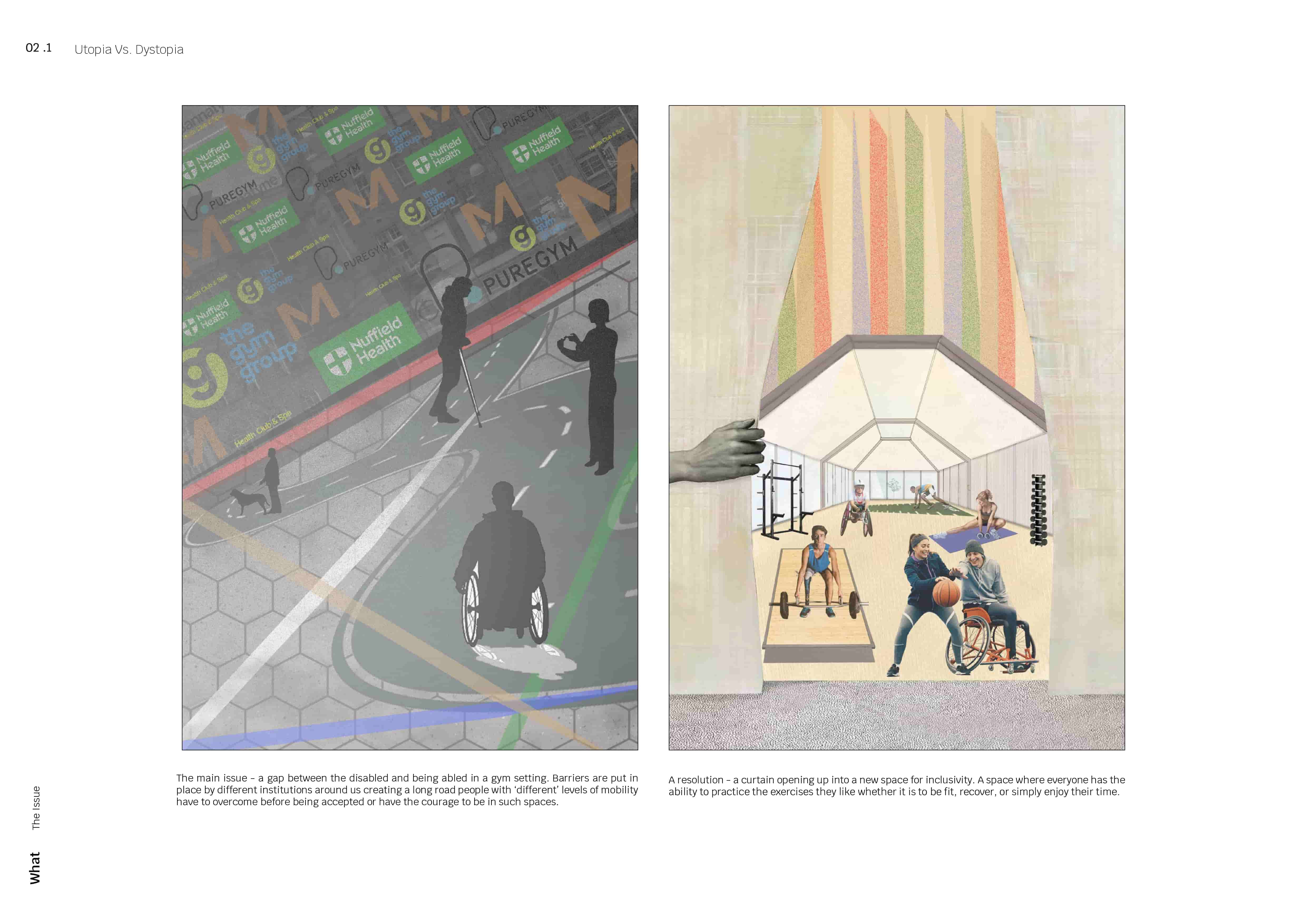 What | Utopia vs Dystopia Collage 