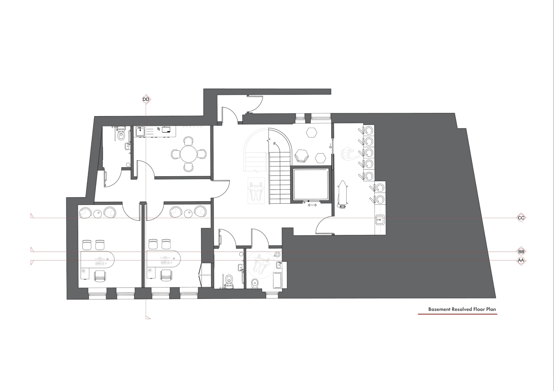 Basement Resolved Floor Plan