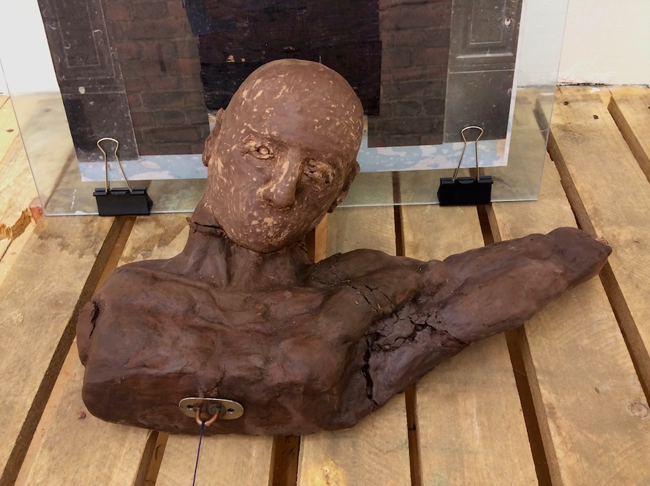 Close up of 'The Figure In The Fireplace' 