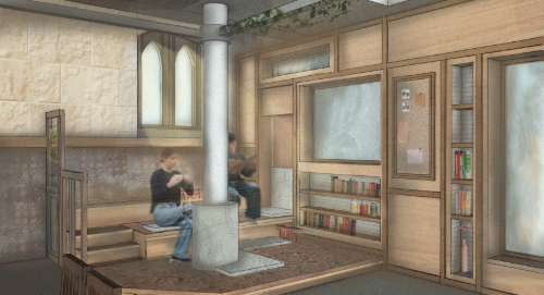 visual of community kitchen