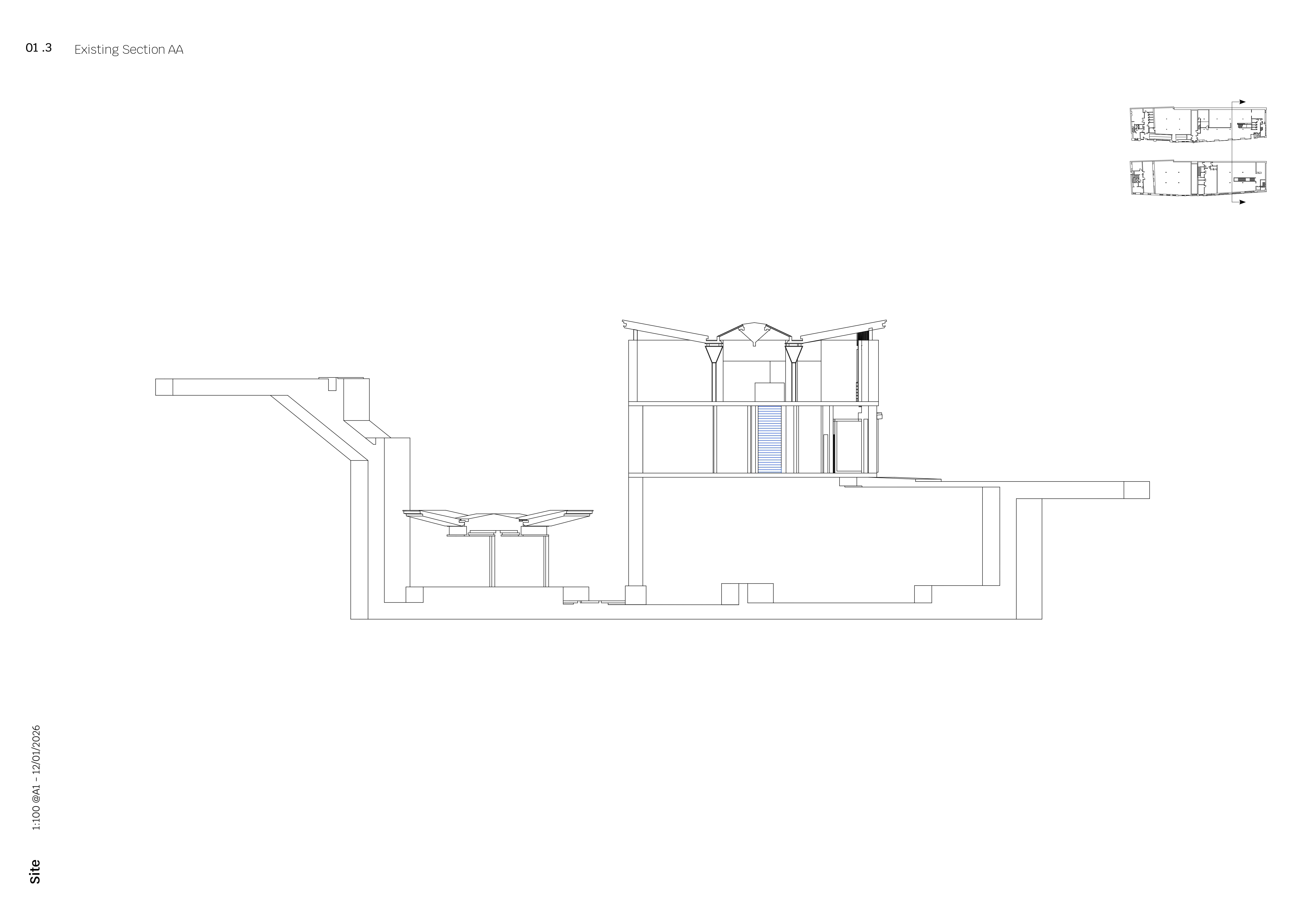 Site | Existing Section AA