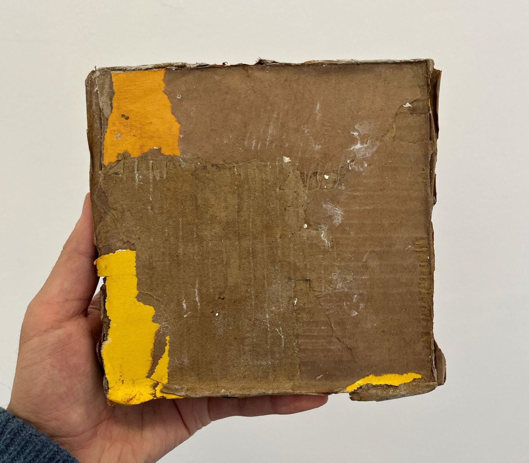 Cardboard material sample