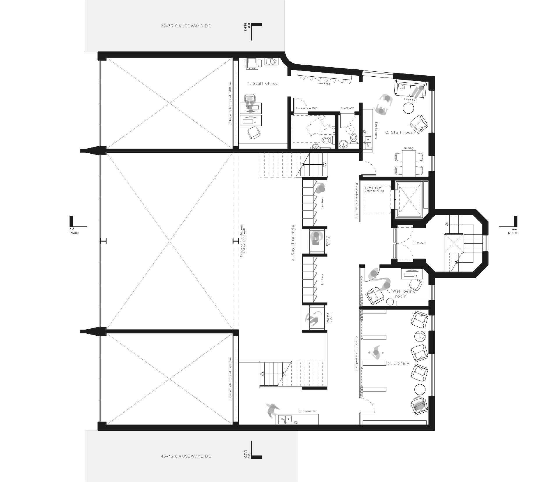 Resolved second floor plan