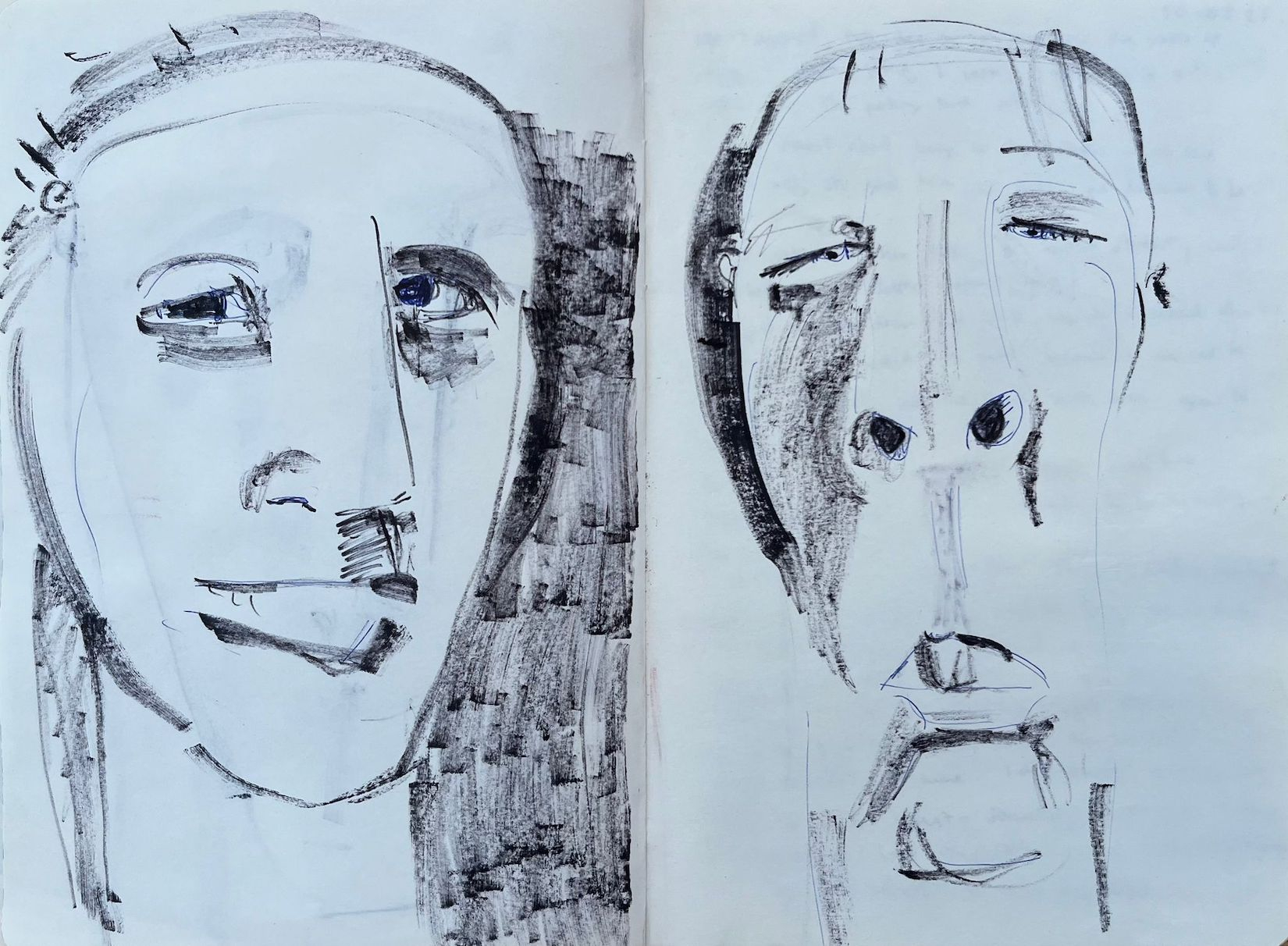 sketch. 2026. felt tip on paper. A5. Edinburgh