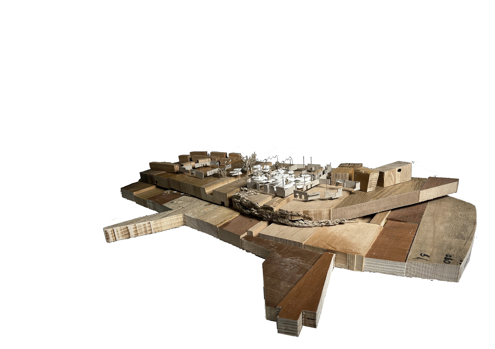 1:1000 masterplan within the post-industrial city void model