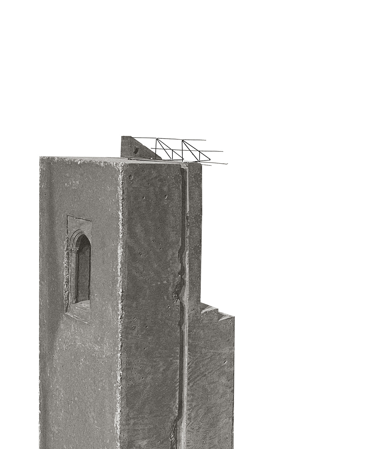 monumentality of grote kerk and machinefabriek