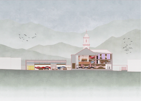 Rendered Section of Bellfield Care