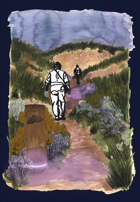 Sand-dune Tuck Path Night Visualisation 