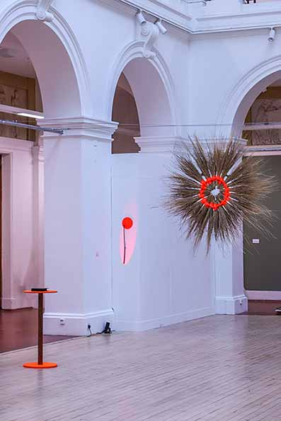 ☉ . Mixed media. ECA: Sculpture Court, 2026.