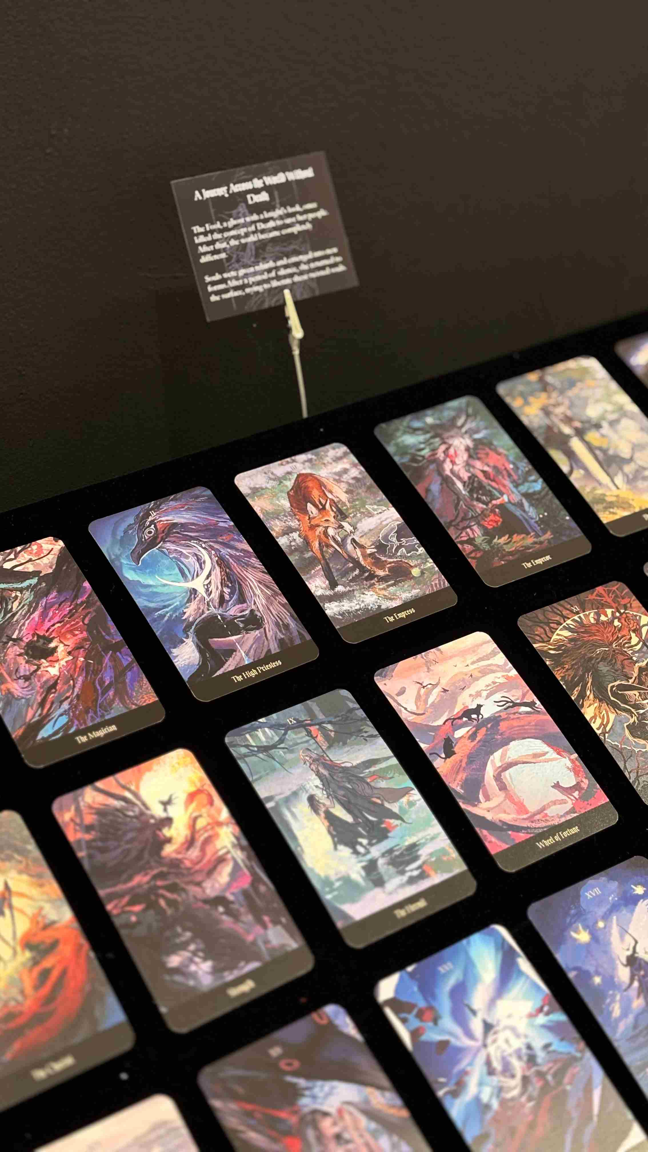 Tarot display