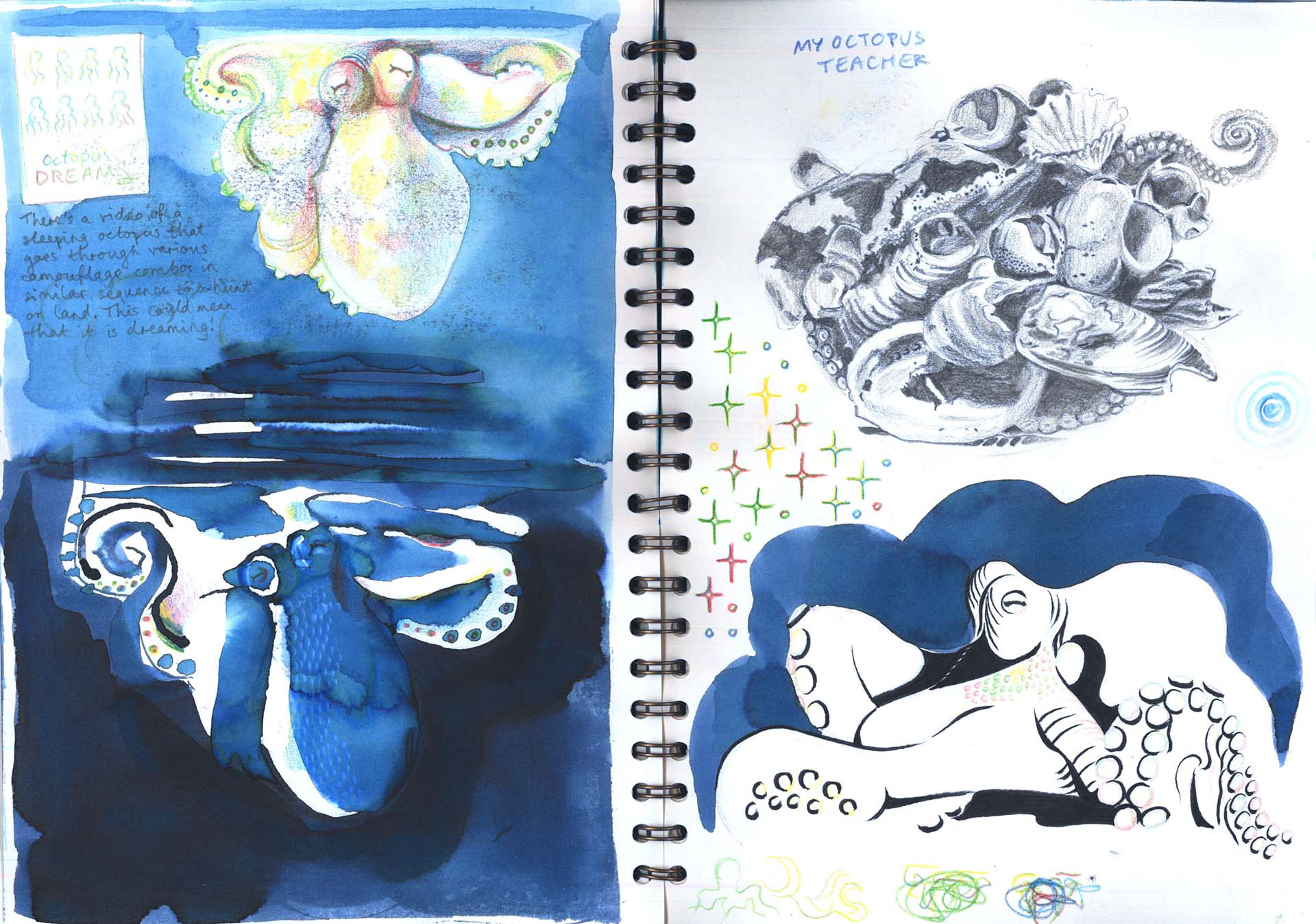 Sketchbook pages