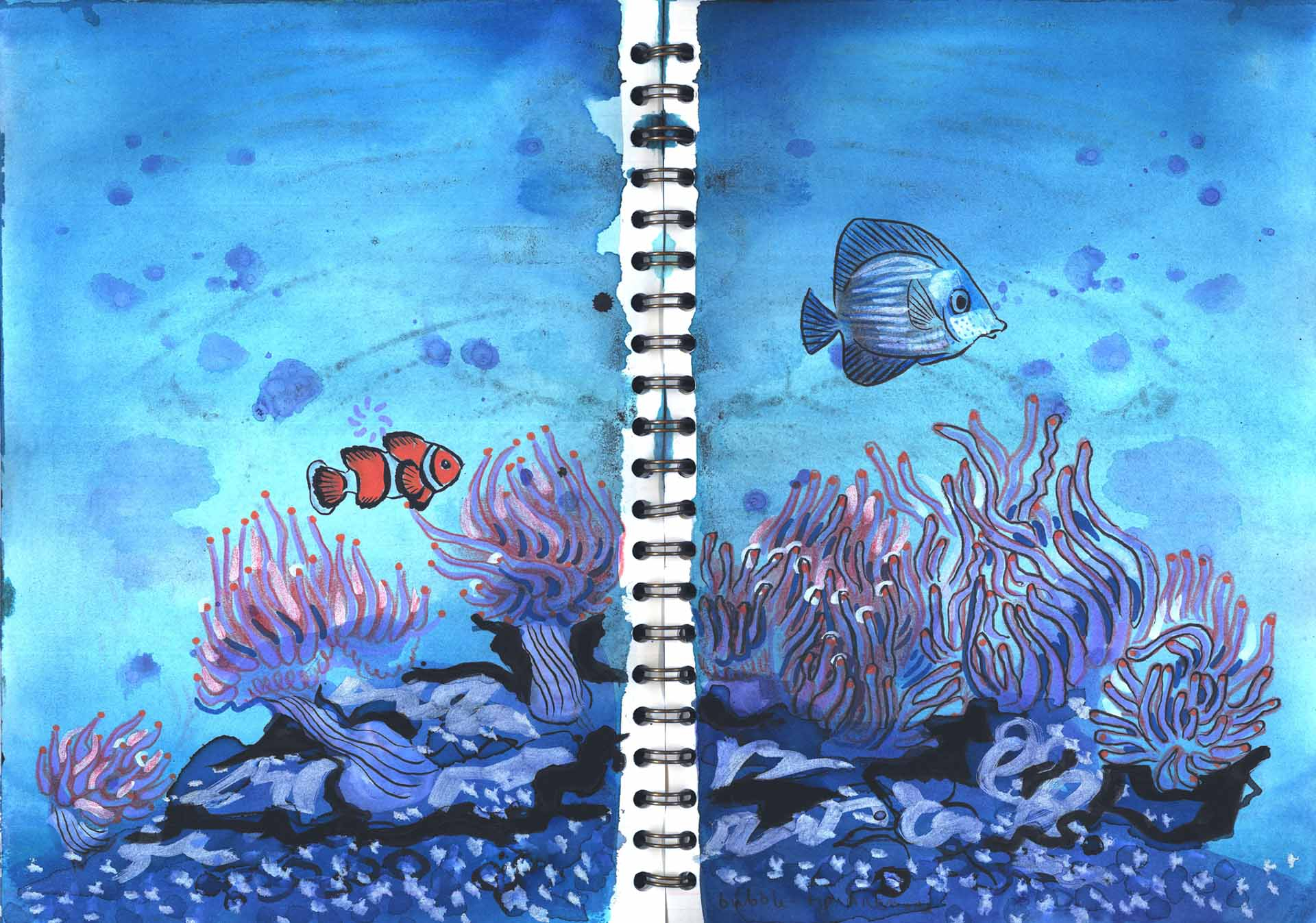 Sketchbook pages