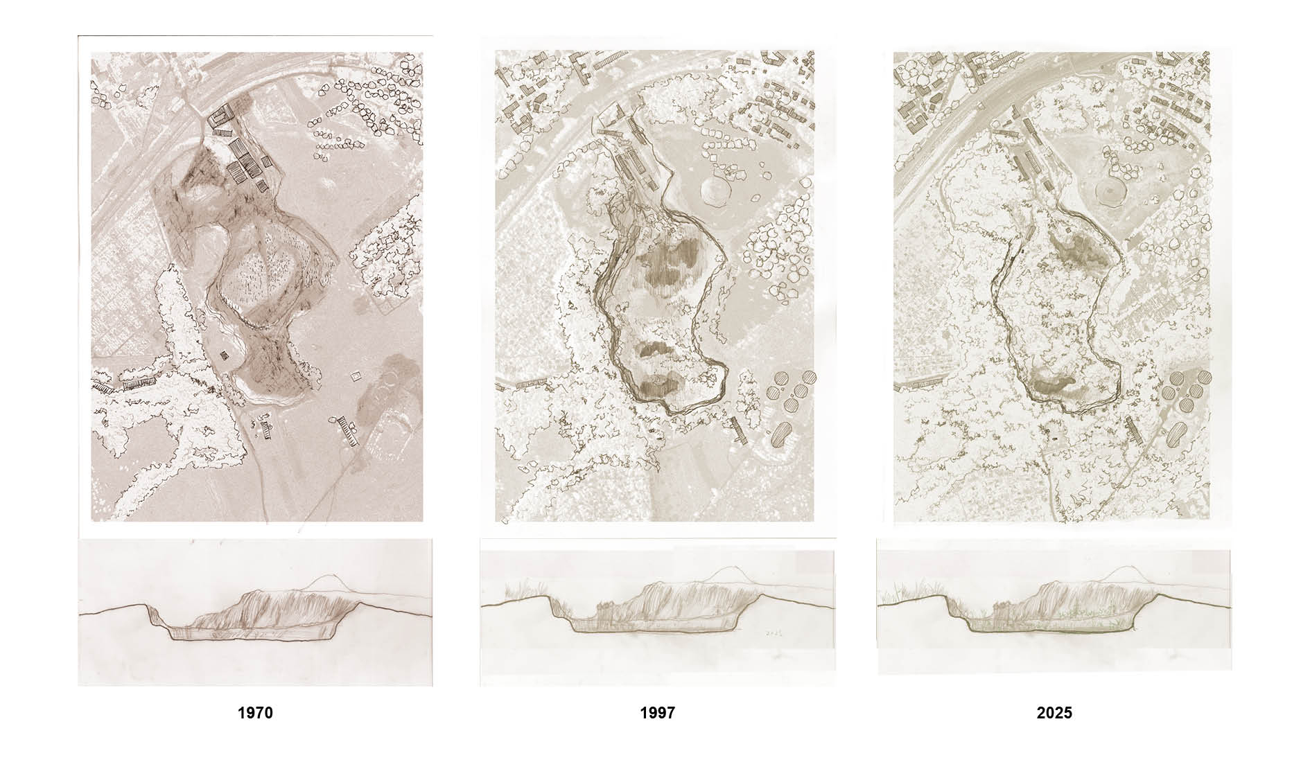 Changes in the venue in different years
