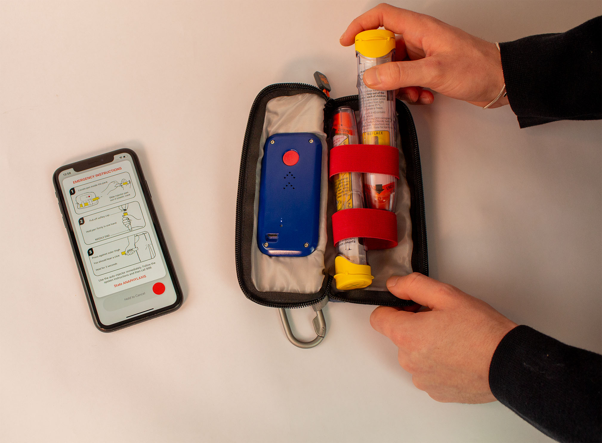 Emergency instructions from Encase