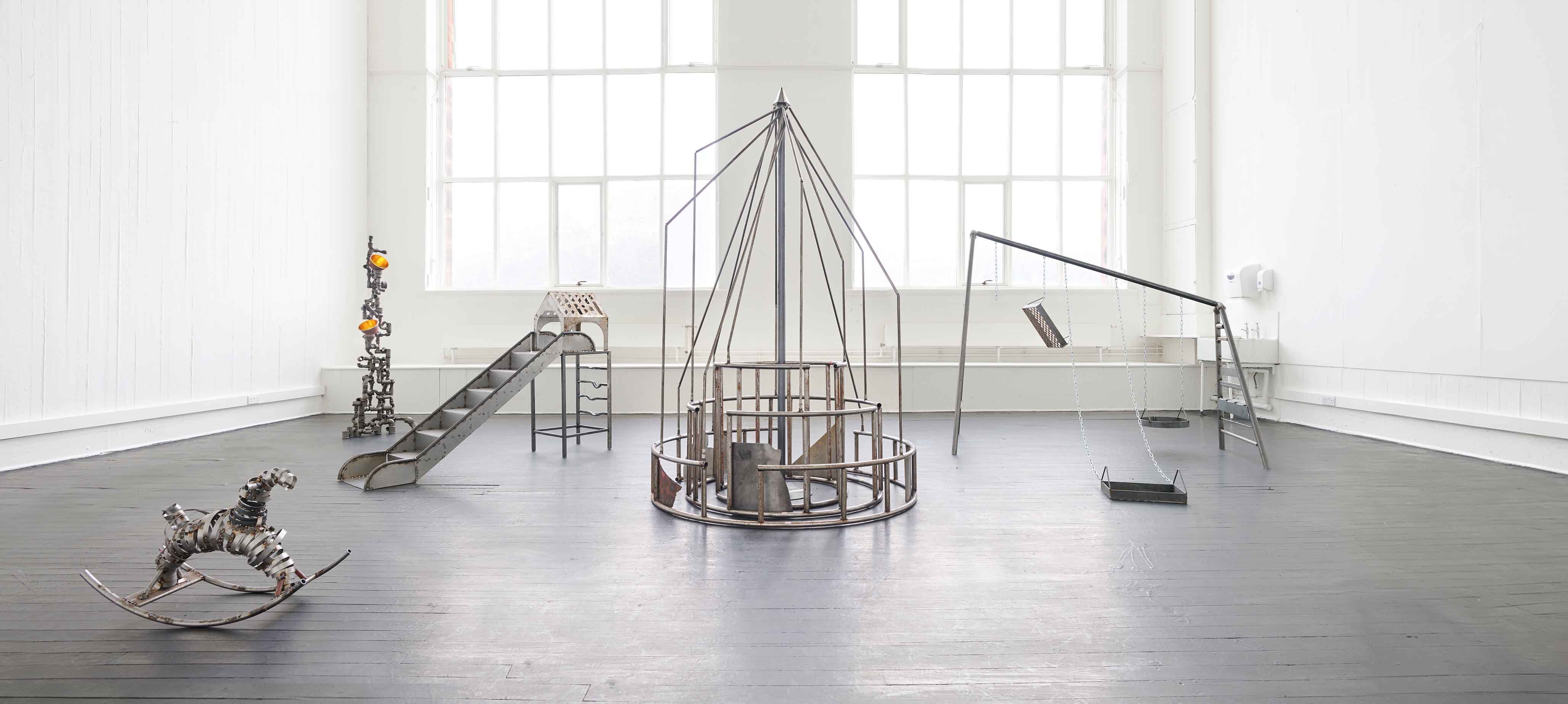 After Play, metal installation